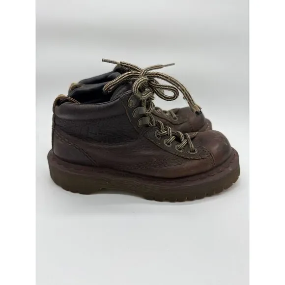 Vintage Dr. Martens 8287 Style Chunky Grizzly Brown Leather Boots US L 5/ US M 4 - Picture 3 of 6